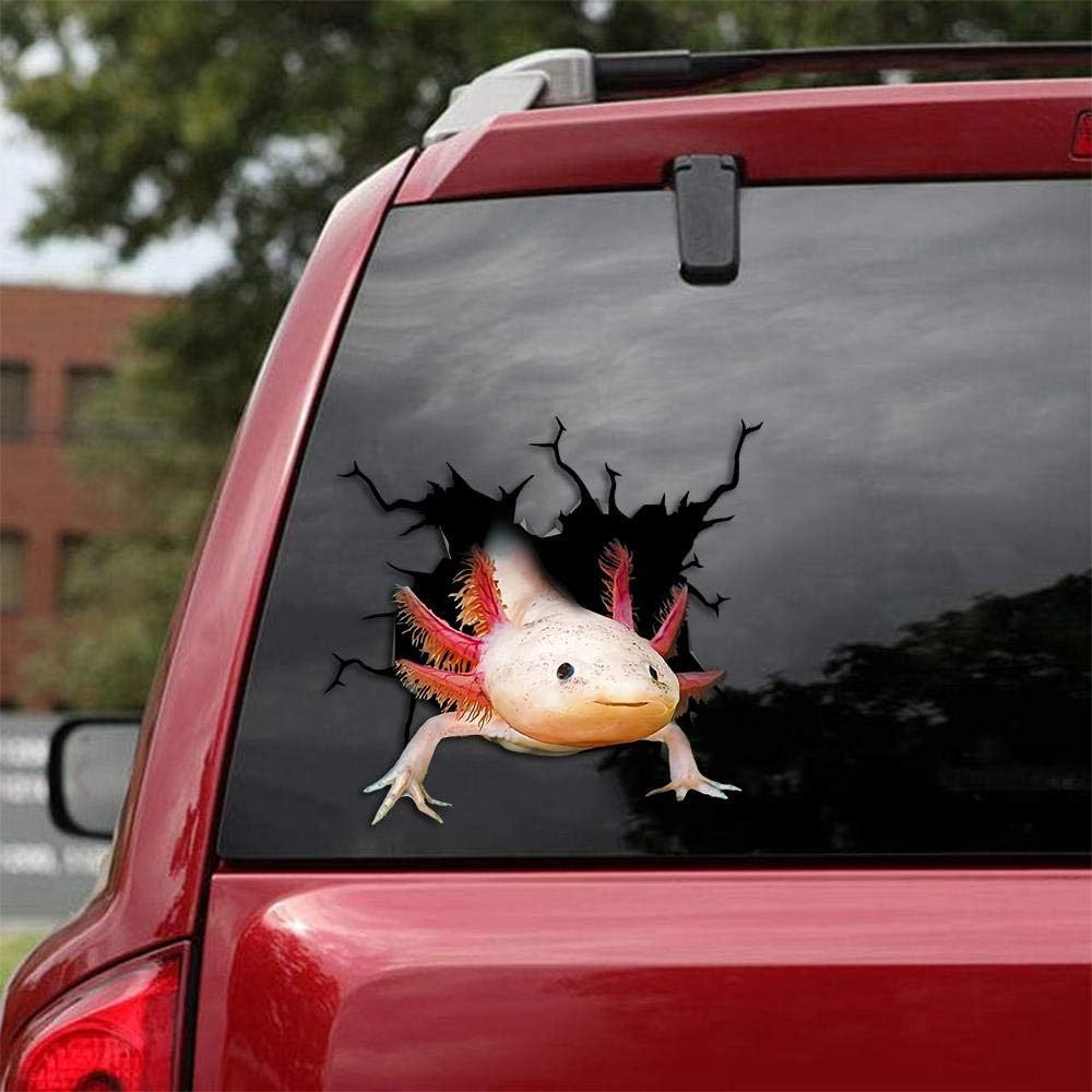 5.9-inch Mexican Axolotl (axolotl) Sticker - Realistic Removable Plastic Decal Suitable For, Walls, - With Cute , No Residue