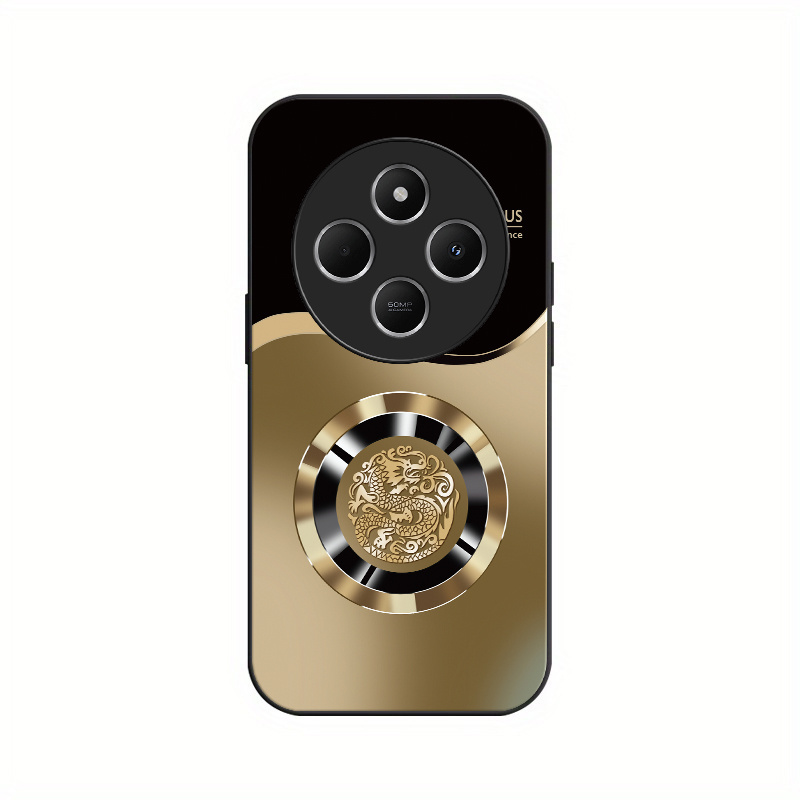 TEMU para Teléfono - Dorado Degradado con Diseño de , Compatible con Redmi 14C, Cubierta Trasera de Moda, Protección Anti Caída Total