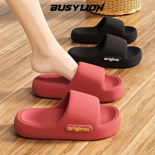 womens home summer slippers solid color elegant casual daily unisex couple style universal beach flip flops suitable for beach vacation and travel women shoes