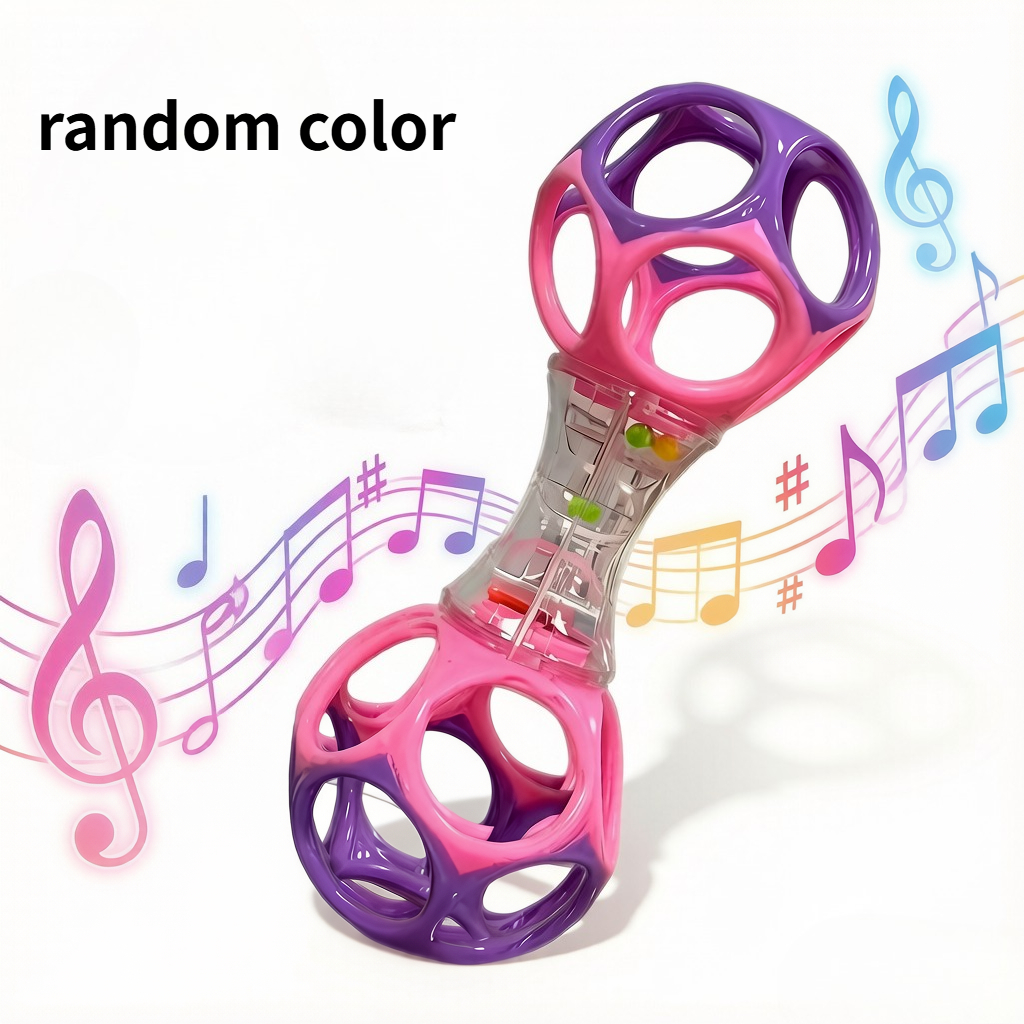 Random Color Baby Rattle Grasping Toy for Development