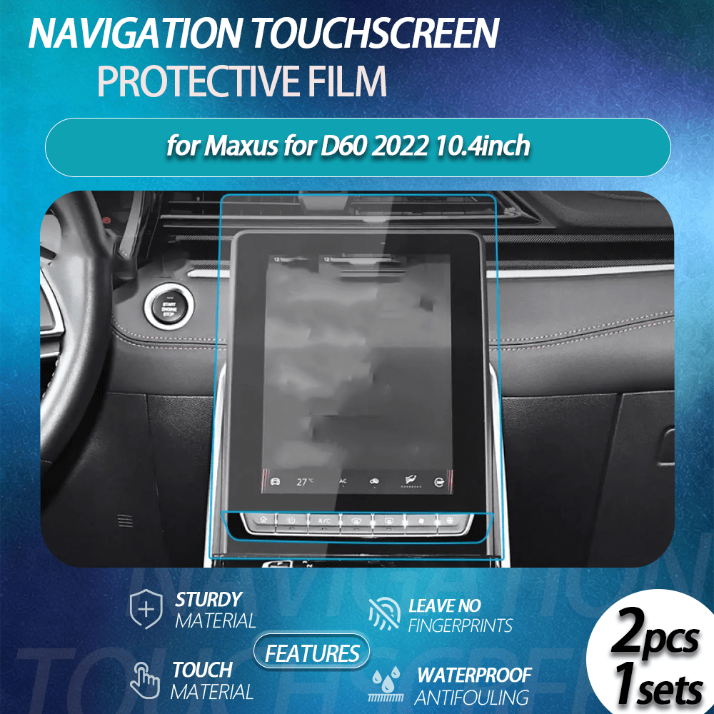 TEMU 2pcs/navigation Touchscreen Protective Film/hd Screen Protectors//anti-fingerprint, Anti-scratch/suitable For Maxus For D60 2022 10.4inch