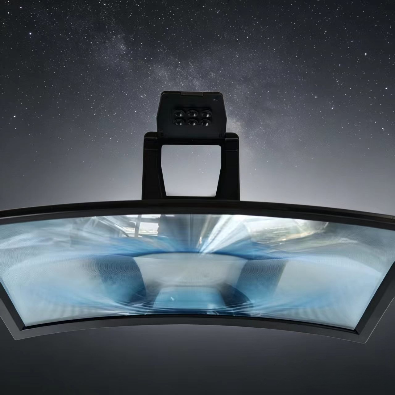 TEMU Nouveau Projecteur Céleste 3D 14 pouces , Loupe d'Écran de Téléphone 3D HD - Appareil d'Affichage Mobile Portable pour Films, Jeux et