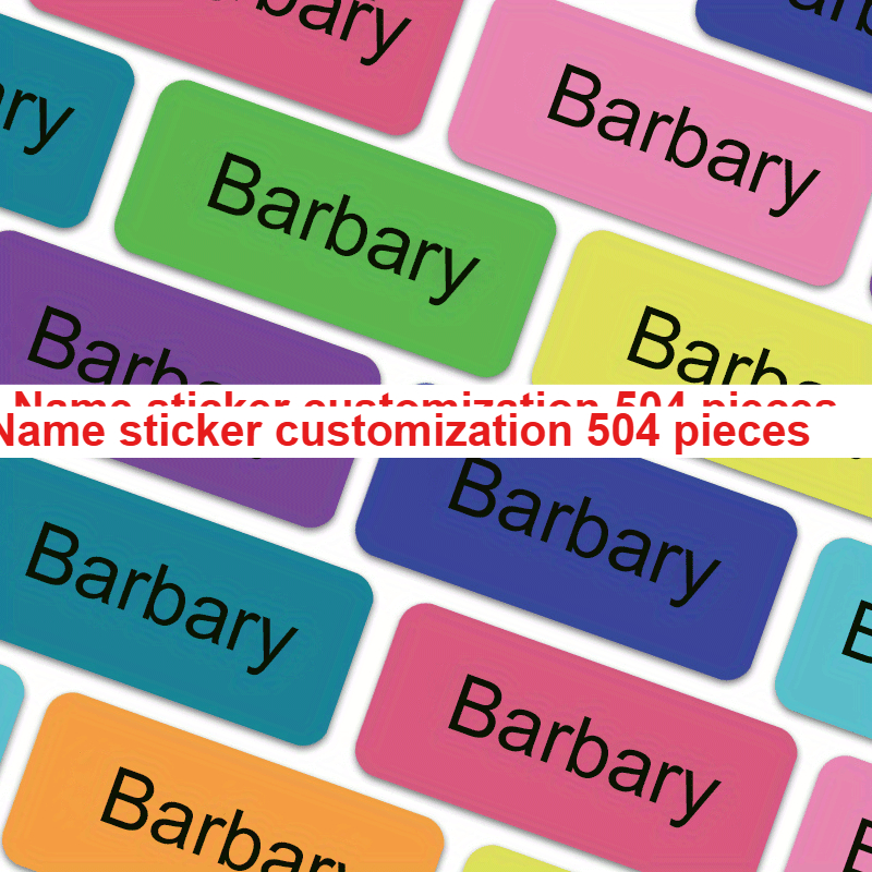 TEMU Etichette personalizzate con da 36-1008 pezzi, cartellini colorati, adesivi con , facili da applicare, morbide e confortevoli, colori vivaci,