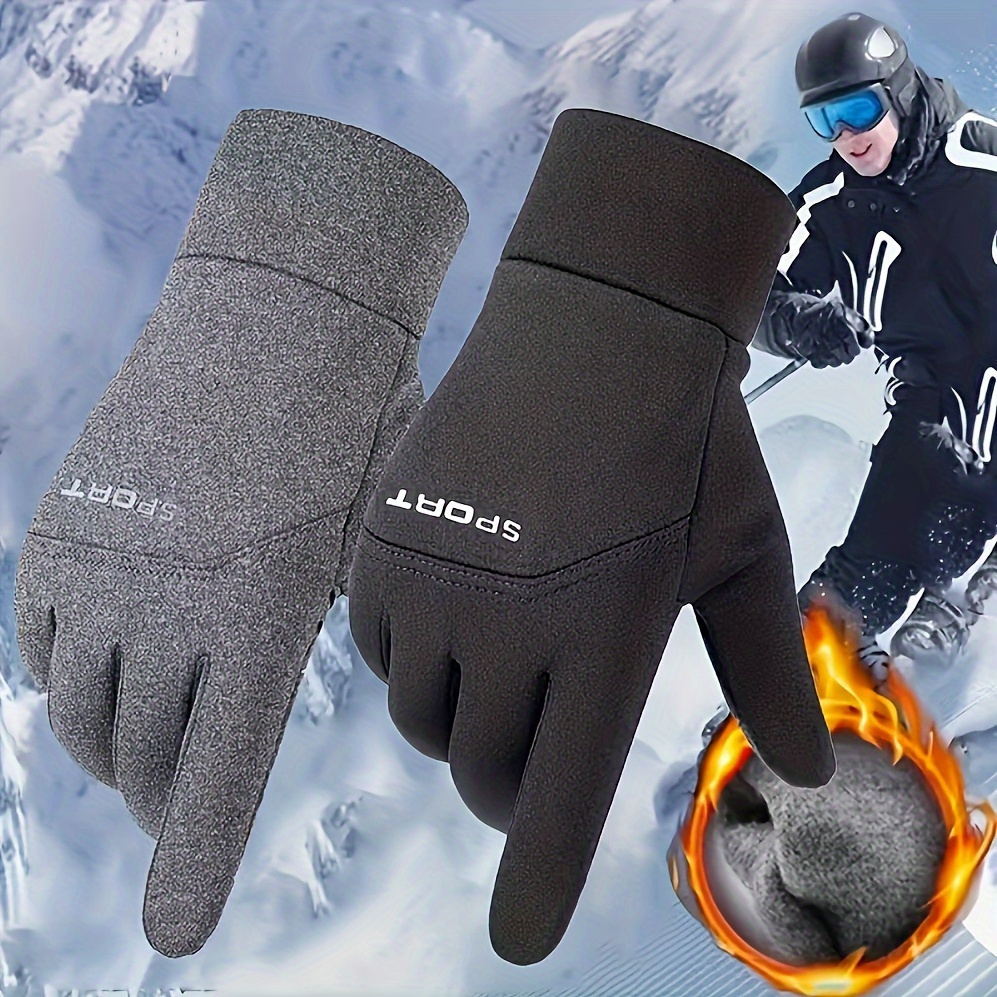 

Touchscreen-compatible Thermal Gloves - Waterproof, Ideal For Cycling & Skiing