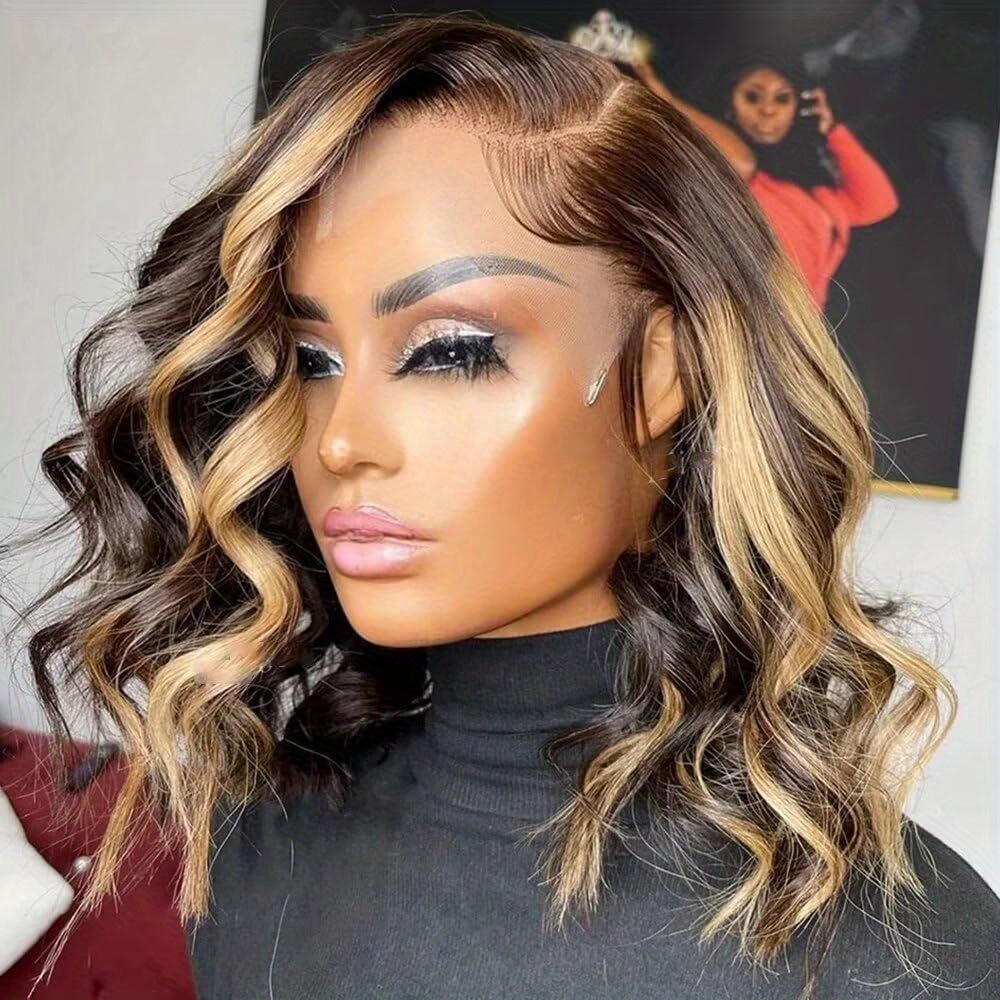 RITA| SHORT HONEY BLONDE BLEND BOB LACE FRONT WIG Flair Mono by Ellen Wille | Lace Front Wig – WigOutlet.com main image 4