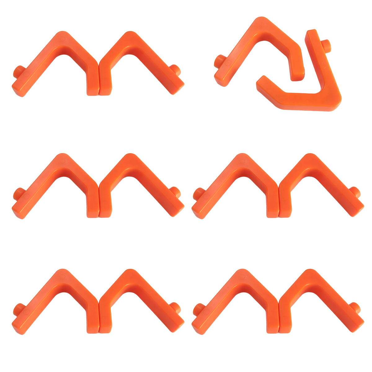 TEMU 12pcs Heavy-duty Durable Hooks For 10.3mm Aperture Racks| Capacity, Wall-mounted, Brushed End, Ideal For Racking, Garage And Storage Solutions