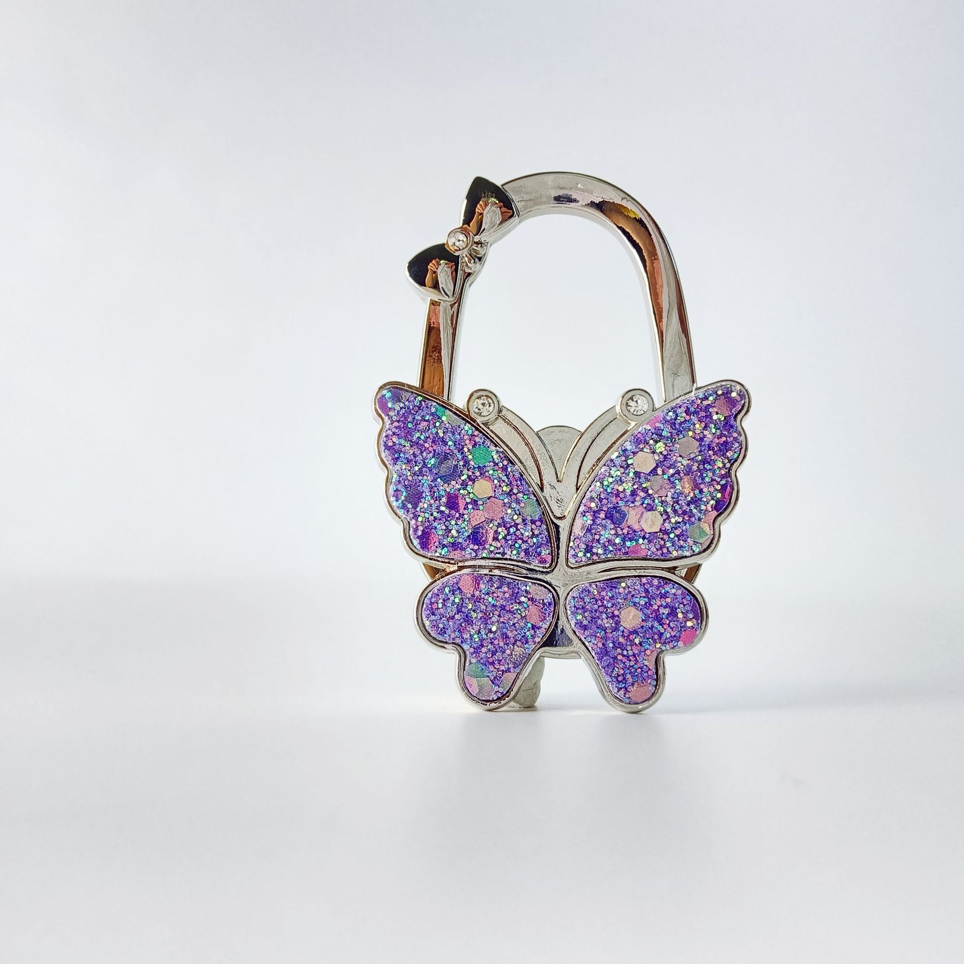 TEMU Starry Sky Beauty Series Gypsophila Glitter Handbag Hook, Bag Hook, Bag Charm, Hardware Craft Gift