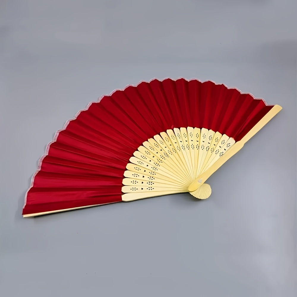 TEMU 30pcs Custom Wedding Fans - Personalized Bridal Party Handheld Fans, Elegant White And , Lightweight Summer Wedding Accessories, Suitable For