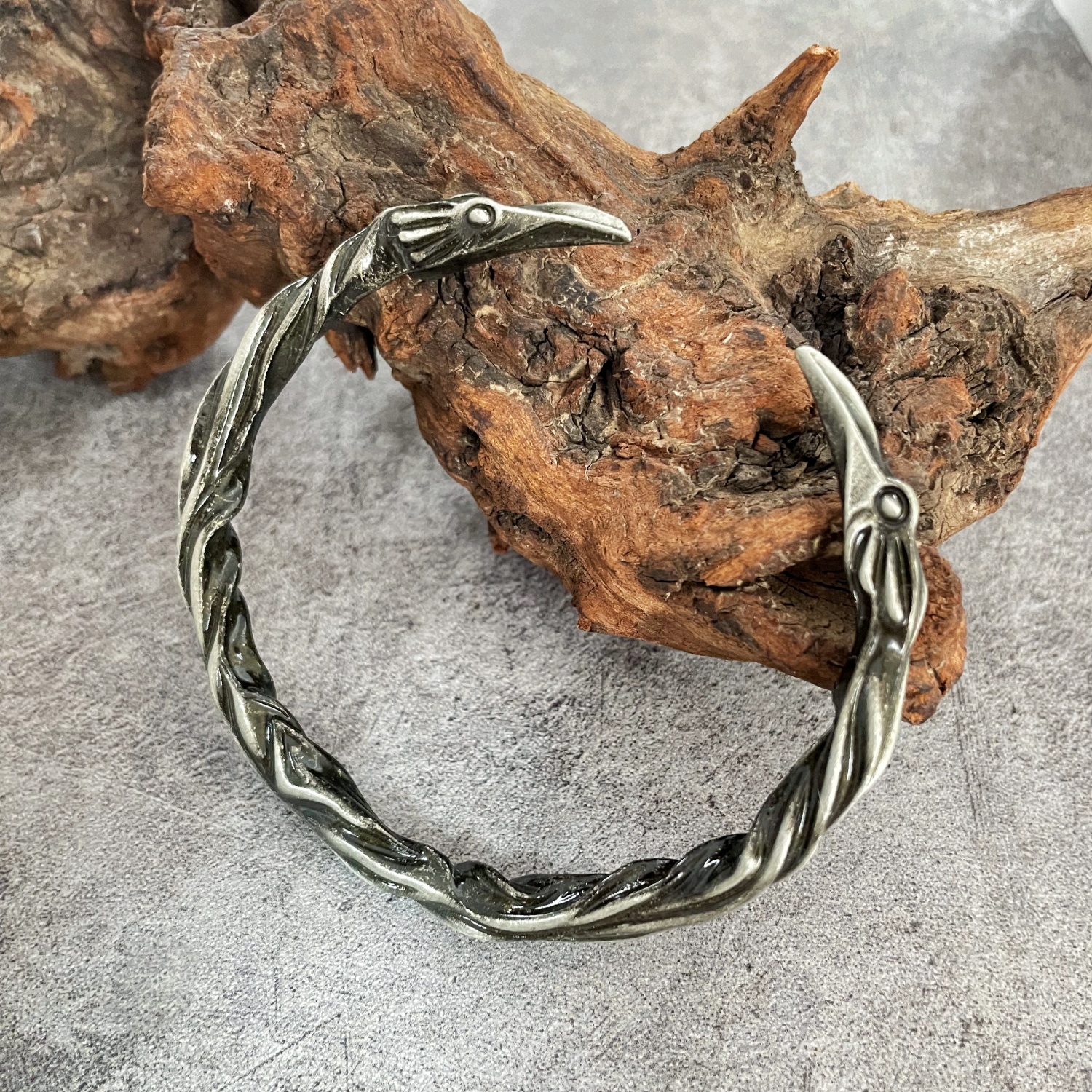 TEMU Men's Viking Gothic Cuff Bracelet - Norse Viking Jewelry With Symbol, Black Bangle For Viking , Halloween Costumes & Casual Attire - Durable