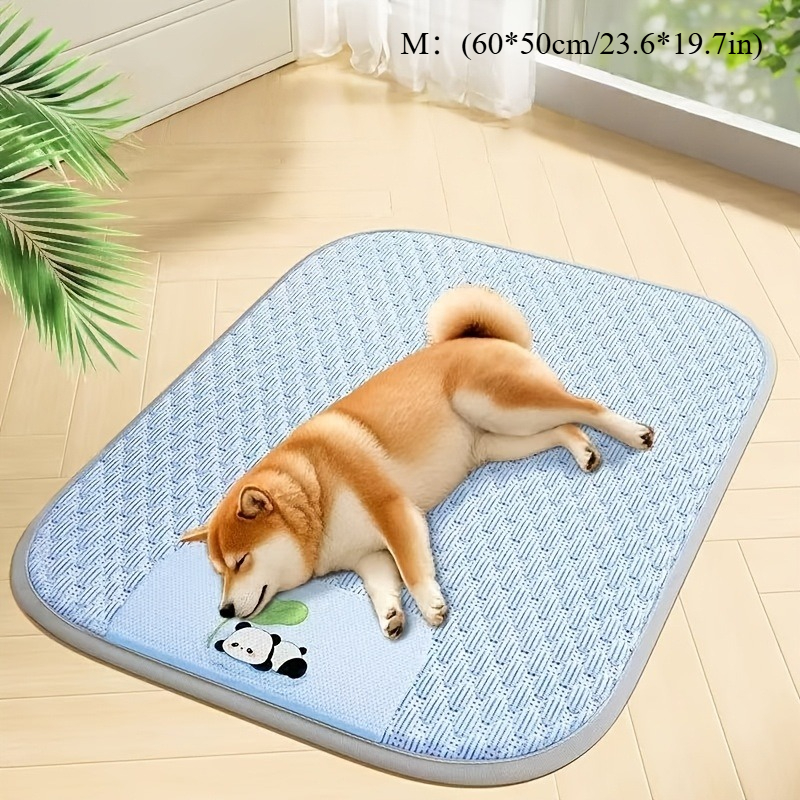 TEMU Dog Cooling Mat, Dog Bed, Summer Cooling Sleeping Mat, Cooling Mat, Suitable For , Designed Specifically For Pets In The Summer. Used As A Cool