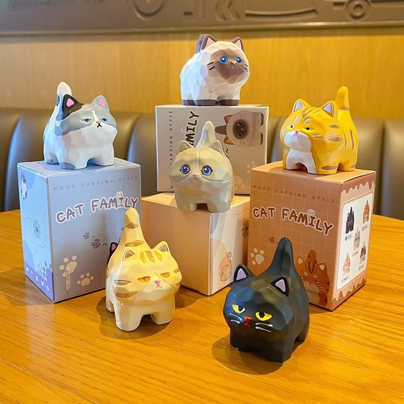 TEMU Cat Home Decoration Statue Ornament, Exquisite And, Sturdy And Durable, A Must-have For Home And An Gift For Friends.