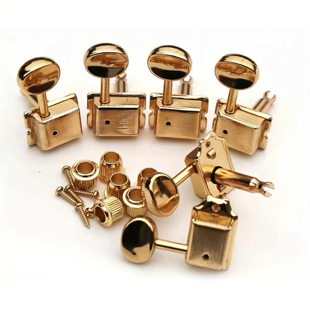 6pcs Golden Vintage Right Hand Electric Guitar Tuning Pegs- High Quality Metal Head Tuners, Ergonomic Design, Durable Structure, Smooth Tuning, Enhanced Stability and Aesthetics, Classic Tuner Design, Precision Craftsmanship, Golden Guitar Tuners, Guitar Tuning Keys, Guitar Tuning Pegs Quick, Acoustic Guitar Tuners, Guitar Parts, Instrument Repair, String Instrument Parts, Vintage Style, Elegant Tuners, Sturdy Construction, Highquality Tuners, Replacement Tuners, Guitar Technicians