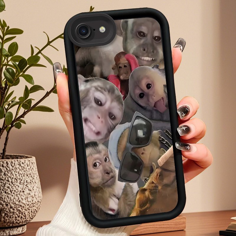 TEMU Phone Case: Suitable For Monkey Iphone (2022) Phone Case (2020) Max /se Full-edge Coverage/8 Phone Case