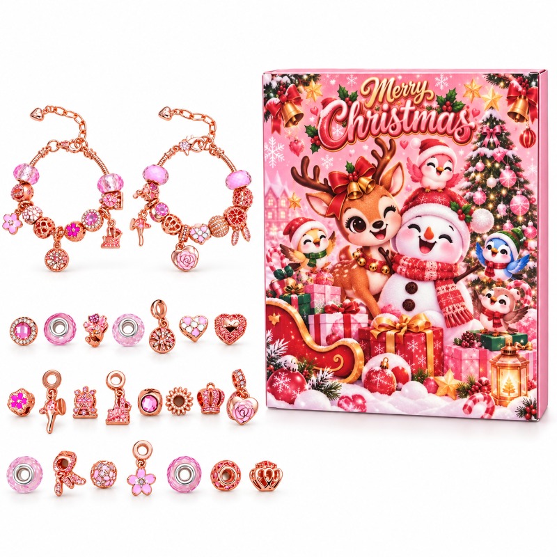 24pcs Christmas Advent Calendar, Holiday Countdown Gift