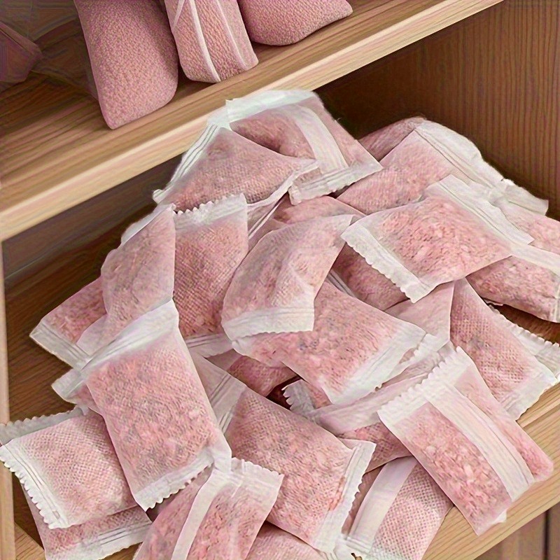 42 Kleine Beutel Kleiderschrank * Beutel Feuchtigkeitsabsorbierende Duftsäckchen, Rosenduft * für Kleiderschränke, Schubladen, Badezimmer, Autos und Schlafzimmer zur Luftauffrischung und