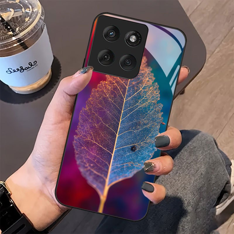 TEMU Phone Case: Autumn Leaf Gradient Color Printed Pattern Phone Case, Suitable For Moto Edge 20 Lite/30 Pro/40 5g/50 Neo/50 Ultra/60 Fusion/g Power