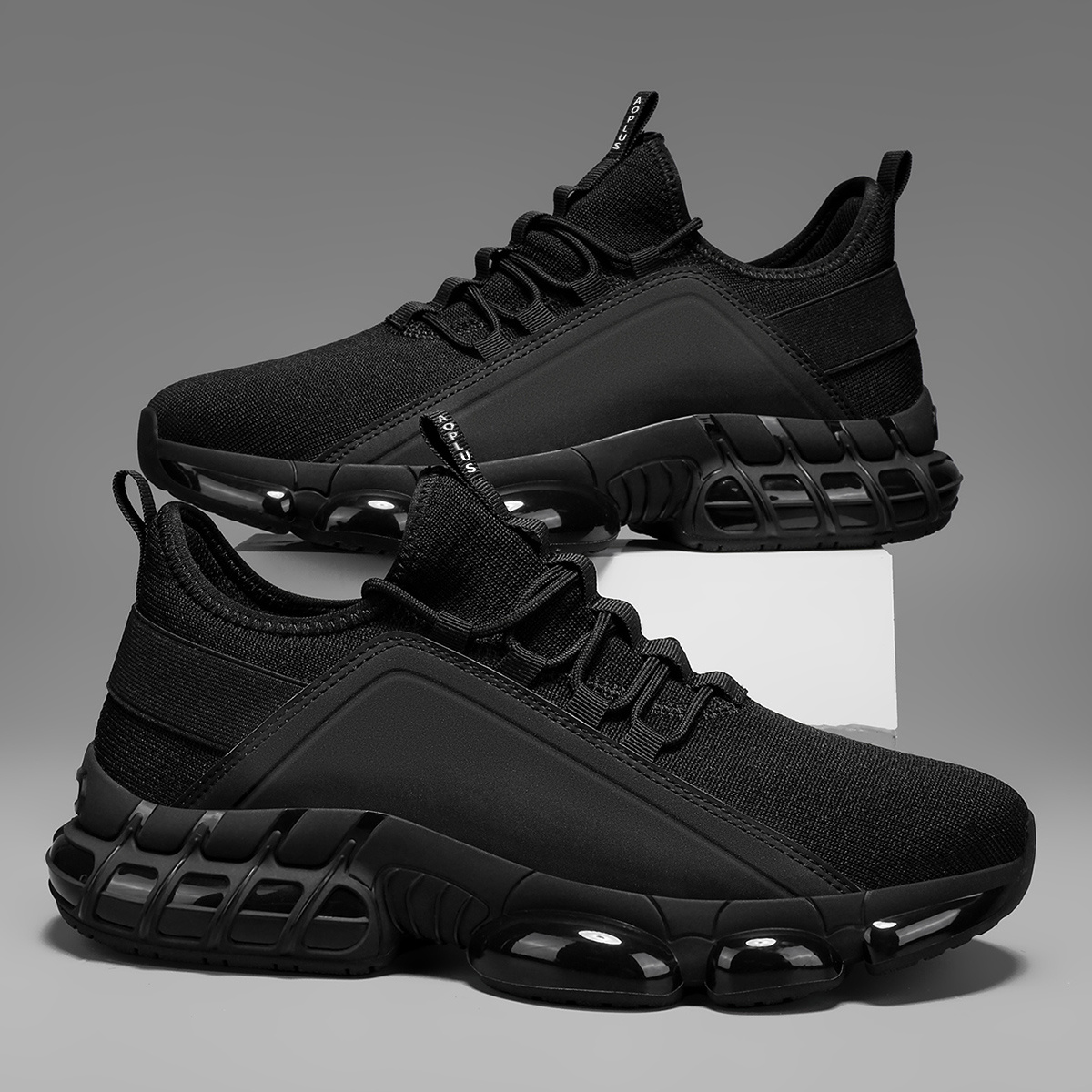 [Sportbačiai] Naujos rudens vyriškos sportinės avalynės, pasižymintių lengvu dizainu, smūgius sugeriančiomis savybėmis, minkštu padu ir galimi didesnių dydžių bėgimui