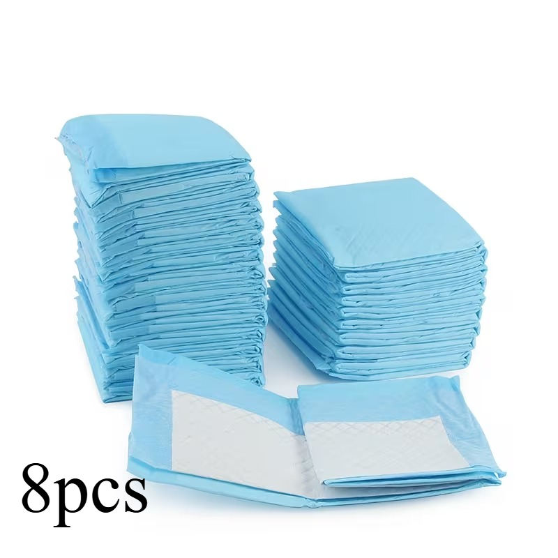 TEMU 8-pack Absorbent Disposable Diapers For Dogs And Cats, Thickened Odor-neutralizing Pet Urine Pads, Products For Dog Toilet And Cat Litter