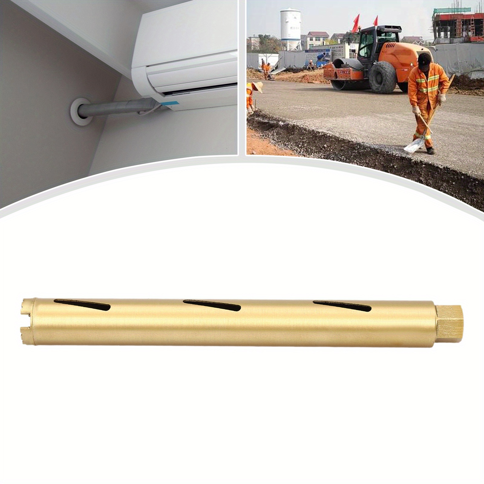 Gdrasuya10 Core Drill, Drill, 450mm Core Drill, For Air-conditioning And Hood Installation, Wall , Drain Punching, Highway Engineering , Etc., Powerful Core Drill, Professionalgrade Drill