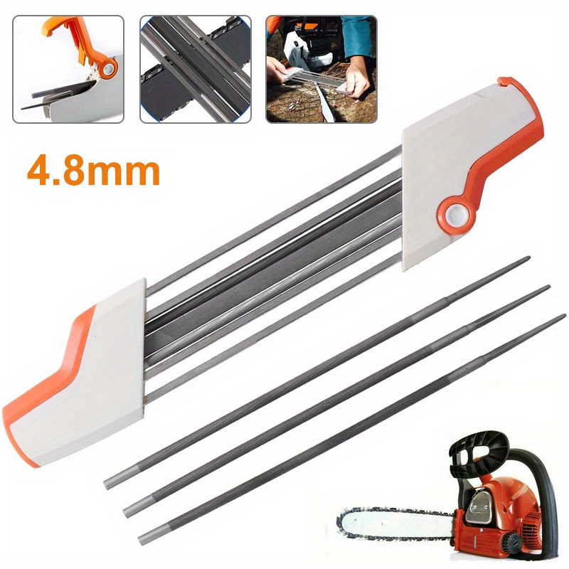 2in Holder Sharpening Set Filing Tool Compatible With Stihl 4. 8mm 0. 325" Chains