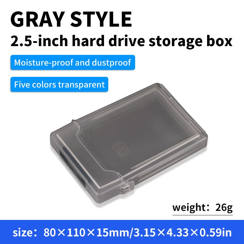 TEMU Hard Disk Storage Box - Designed Specifically For Storing And Protecting Original 2.5-inch Hard Drives, Compatible With Sata Ssds/hdds And Ide