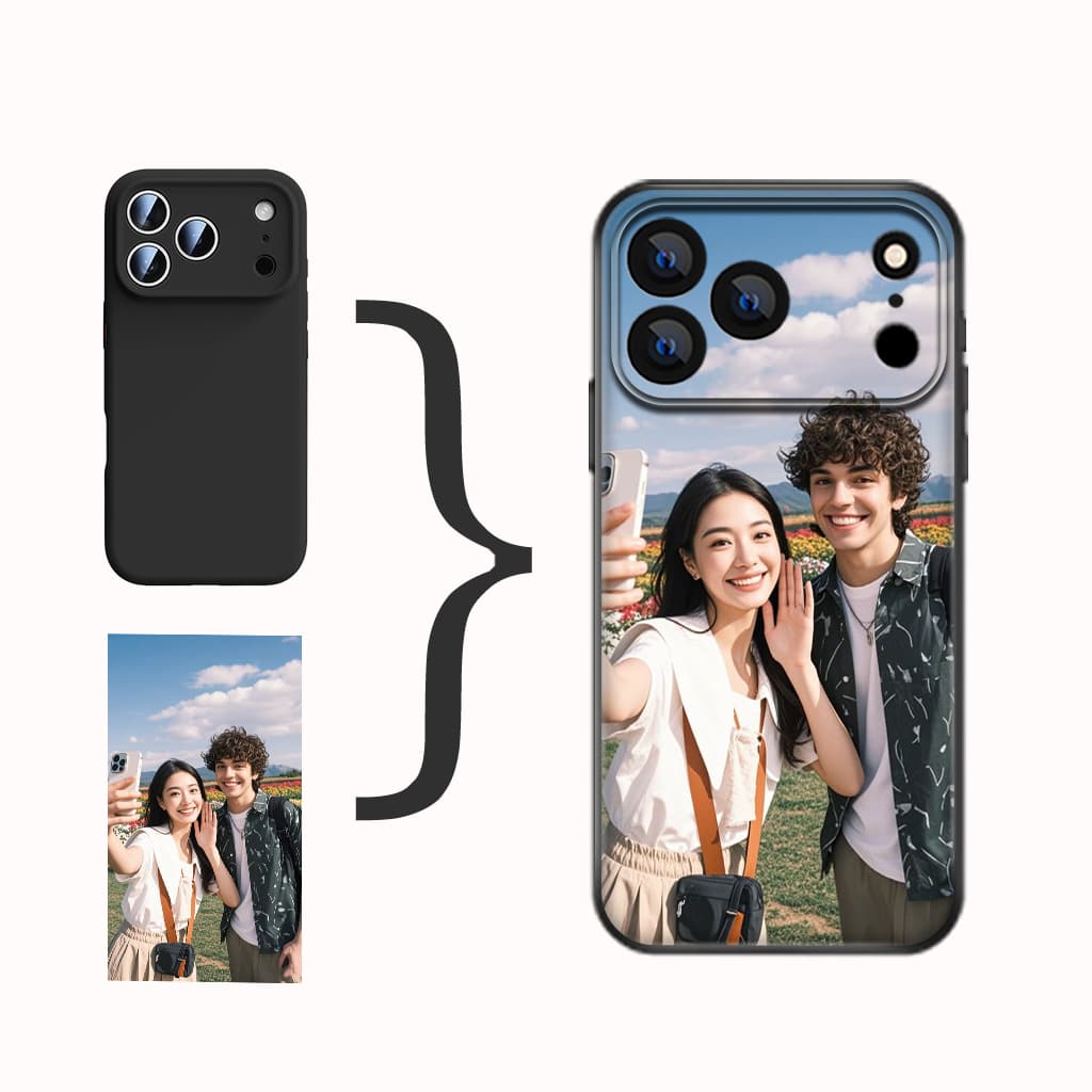 TEMU Phone Case: Minimalist Thin Custom Case For Iphone 17 - Personalization With A Photo Or For Iphone 17, 17 Plus, 17 Pro, 17 Pro Max - Feel With