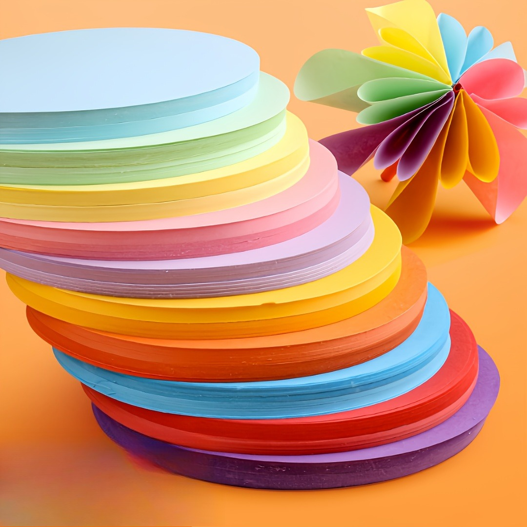 98pcs Premium Round Cardstock Cutouts for Art Creation