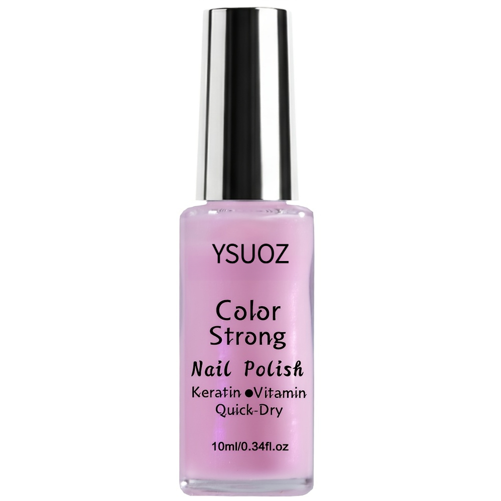 TEMU 1pc Dream Aurora Nude Pink Nail Polish Is The "ideal Nail Color" For European And American Working Women, Brides, And Students. It Moisturizes