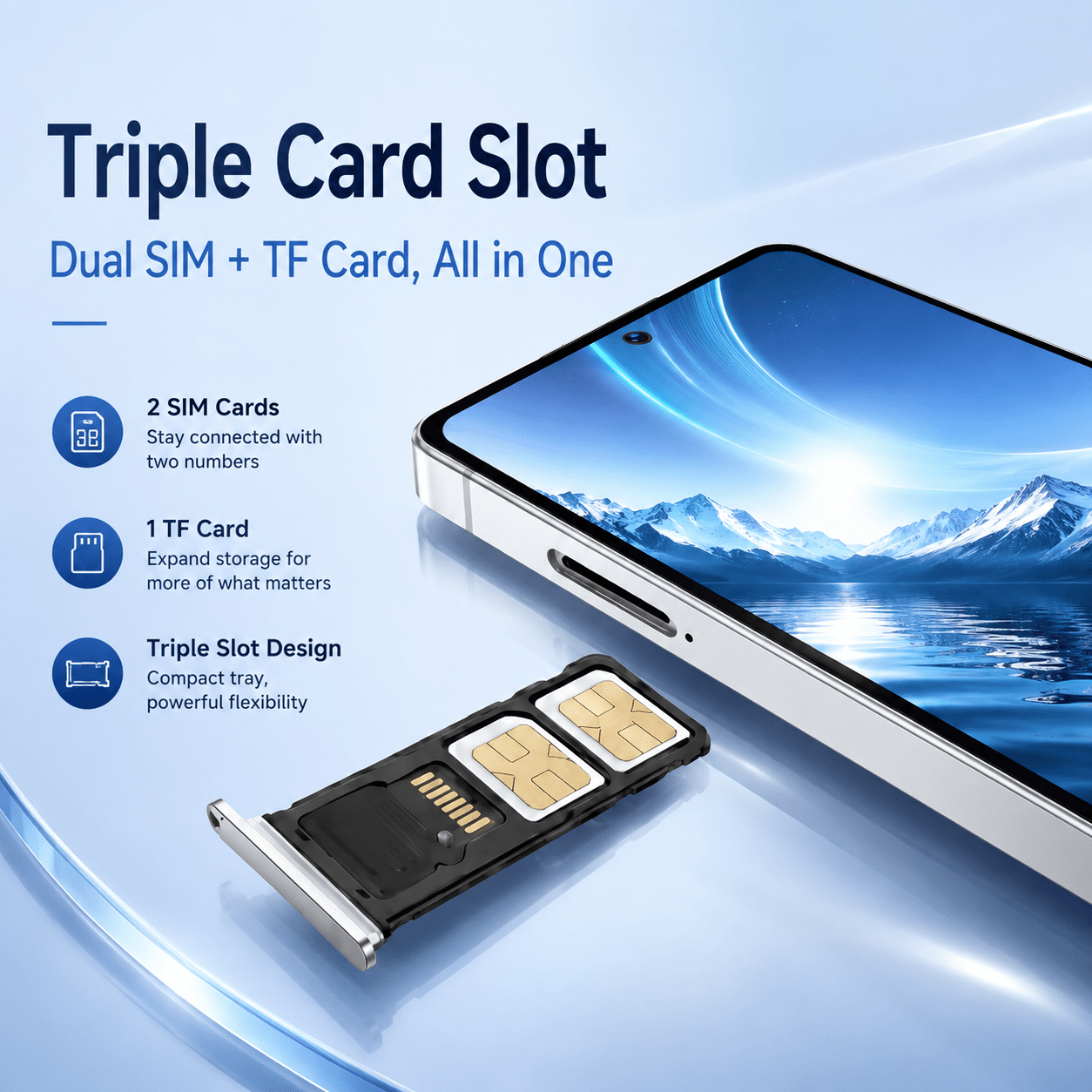   unlocked device sim free 6 8 inch hd large display 4 64gb expandable memory   face unlock full set present holiday Product details 3