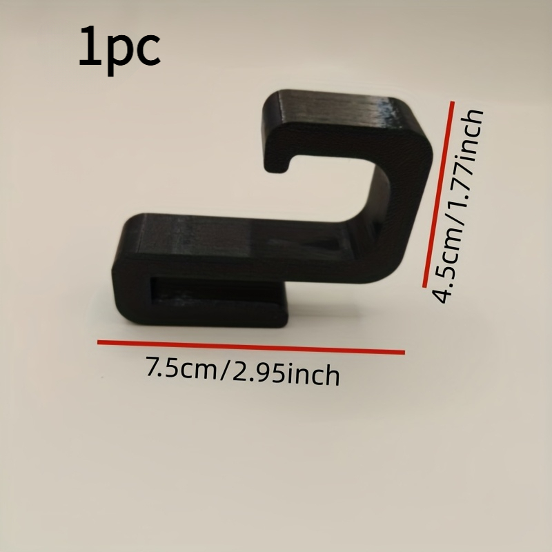 1/2-pack No-drill Heavy Duty Hooks Suitable For 8mm Glass Doors - Sturdy Plastic Adhesive/bulkhead Wall-mounted Hooks, Installation No Drilling Required, Contemporary Bathroom/shower Door Hooks