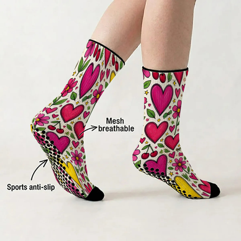 Men's & Women's Non-Slip Yoga Socks with Anti-Slip Sole