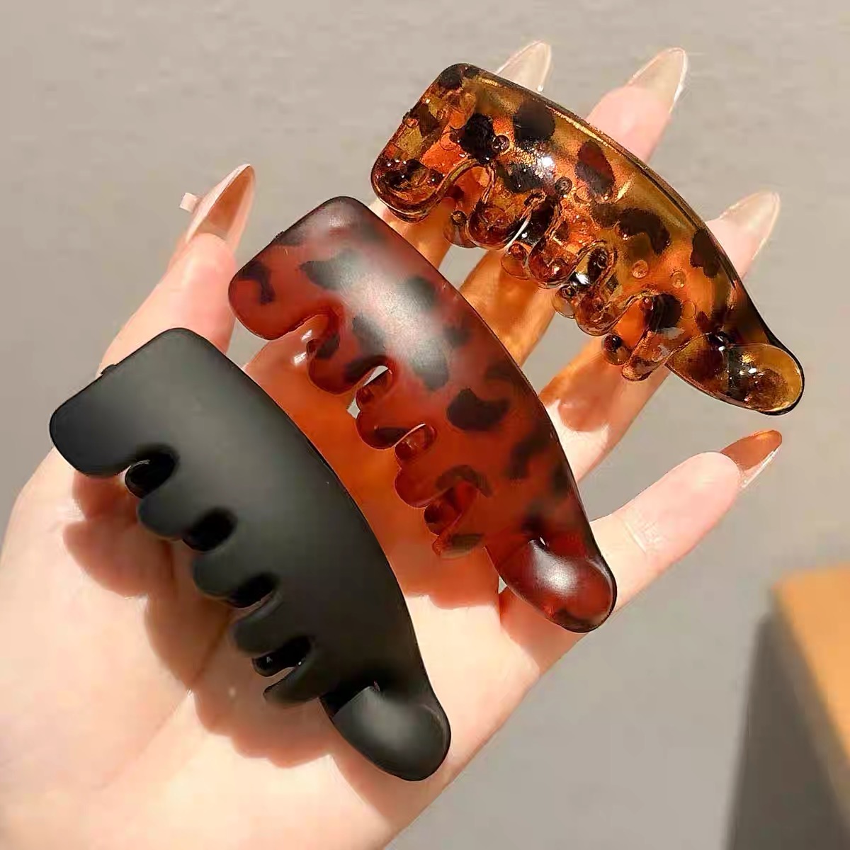 6pcs Random Color Versatile Banana Clips Set