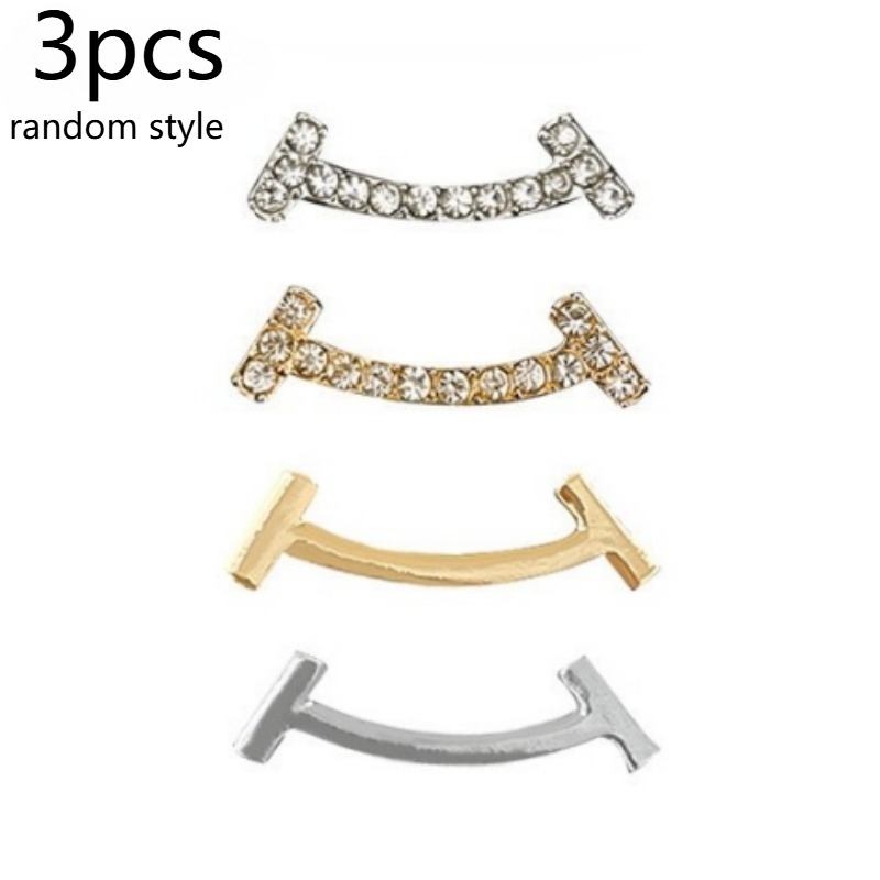 3pcs Face Collar Safety Needle Mini Anti Slip (random Style) Shirt Collar Fixed Exquisite Niche Multifunctional Women's Accessories High-end Fixed Decorative Needle
