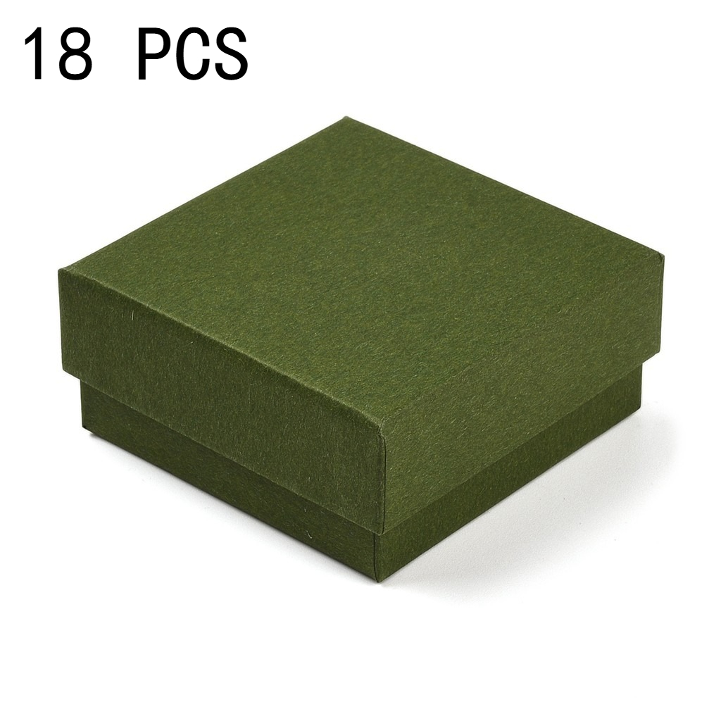 TEMU 18 scatole di cartone per gioielli con spugna, ideali per confezioni regalo, opzioni economiche, forniture per aziende, scatole regalo, articoli