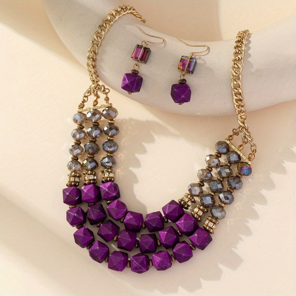 

Jewelry Set, Zinc Alloy Necklace And Set, For Women, And -