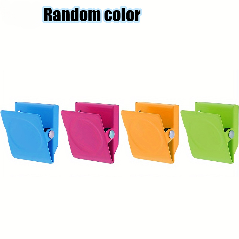 TEMU 3 Random Color Heavy-duty Magnetic Clips, Whiteboard Magnetic Clips