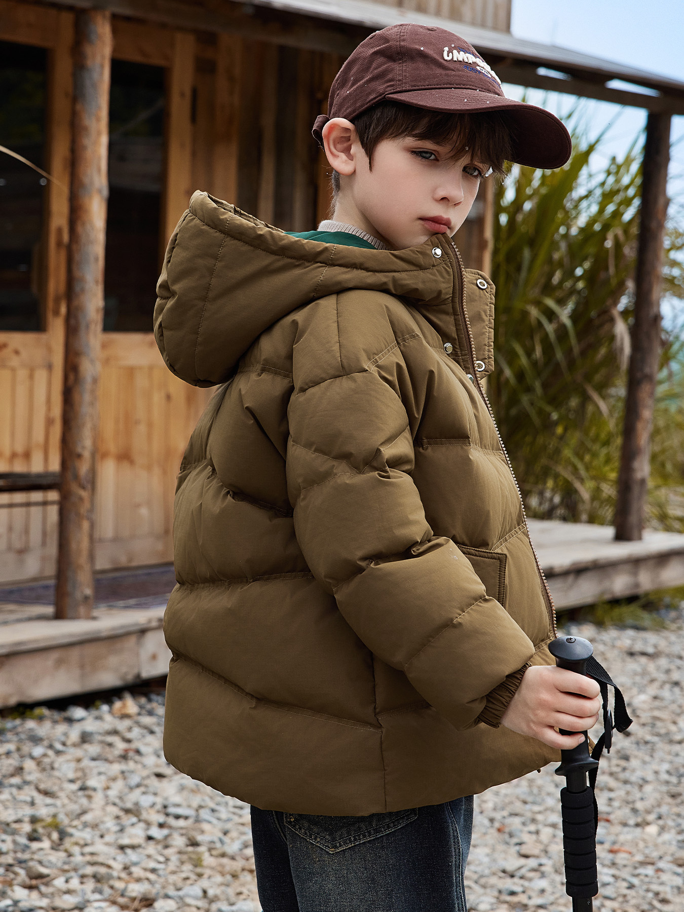 boys winter jacket lightweight warm hooded coat Temu United Kingdom