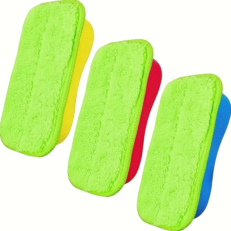 TEMU 3pcs Washable And Reusable Blackboard Eraser Set- Magnetic, Dry Erase, Whiteboard Eraser Suitable For Chalk Markers, Home And Office Supplies,