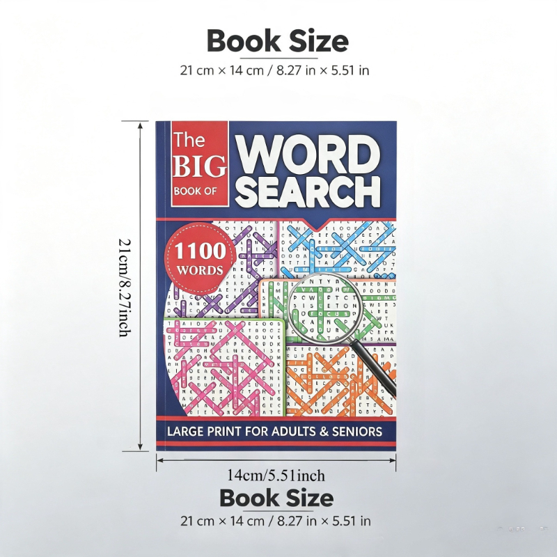 TEMU Vyjl Puzzle Book Suitable For & - Stress Activity Book With Hidden , Problem- Workbook For Office,, Travel, Brain Challenges