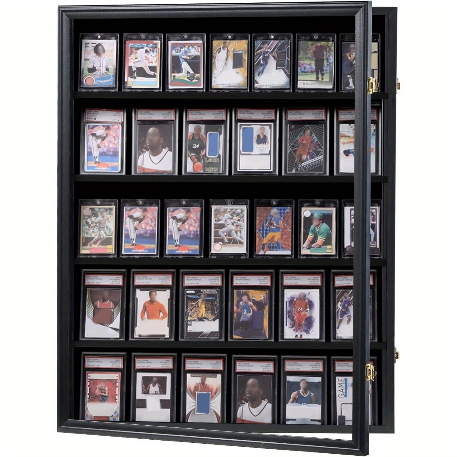 sports card display case canada Amazon.com: NIUBEE Acrylic Baseball Card Display Case, 8 Graded Card Display  Frame Wall Mount with UV Protection Clear View, Sports Card Display Case  with Magnetic Door for Football Basketball Hockey, Horizontal : main image 0