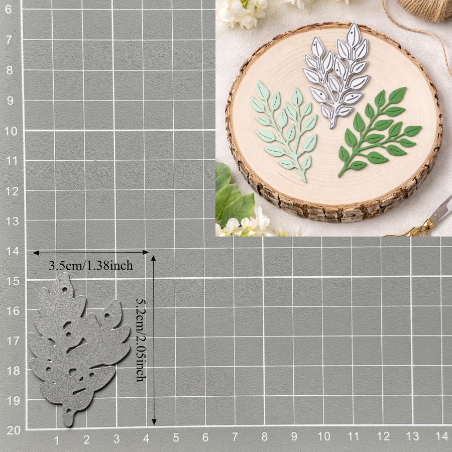 Image of 2026 New Arrival Leaves Decoration Metal Cutting Dies For Diy Scrapbooking Card Making Stencils Photo Albums