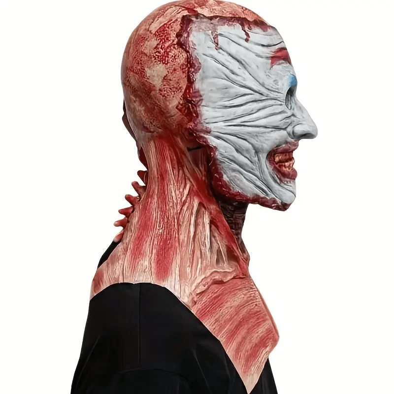 máscara de calavera para rostro completo, diseño   capa con   artesanía en látex - ideal para fiestas y presentaciones escénicas, 11 días festivos 3