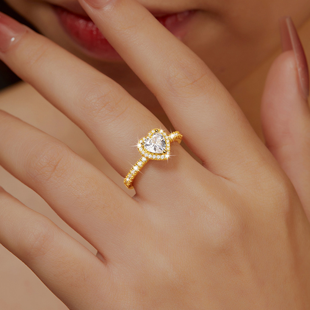 Women's High-Quality Golden Open Ring, Hypoallergenic & Versatile