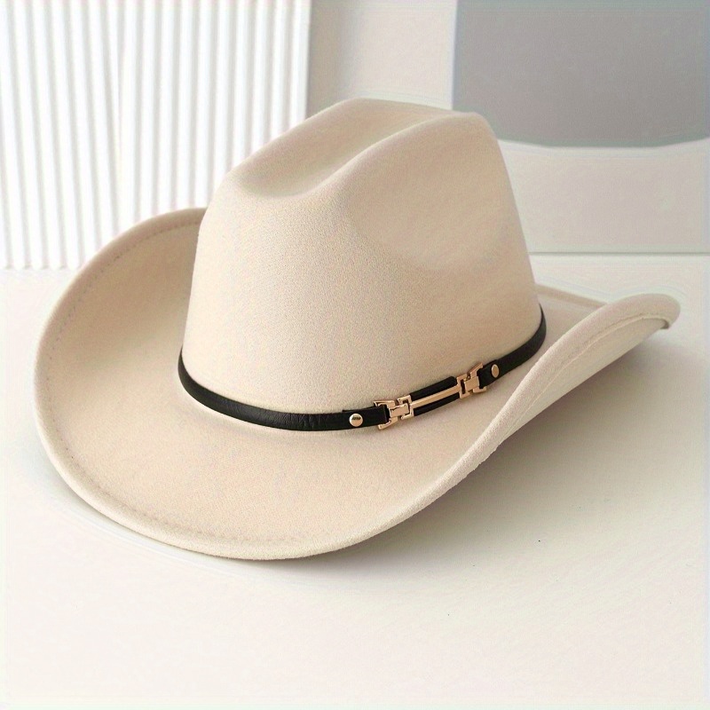 black cowgirl hat sold on Temu United States display picture 1