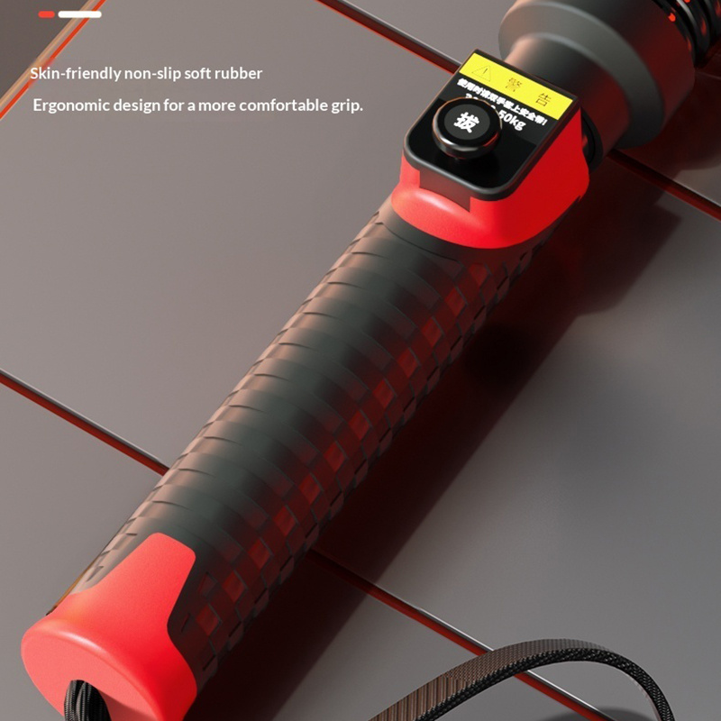 1 PJ Tornado Arm Trainer | 3-Speed Adjustable Chest and Arm Muscle Trainer for Men, Portable Upper Body Exercise Machine for Shoulder and Forearm Strength Training, Red and Orange, ABS Material