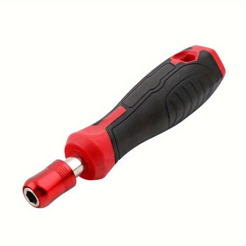 Image of 1 X Chrome Vanadium 1/4'' Hex Screwdriver Handle With Magnetic Screwdriver Bit Retainer, Self-locking Adapter For Hex And Hex Screwdriver Bit Socket Wrench Tools