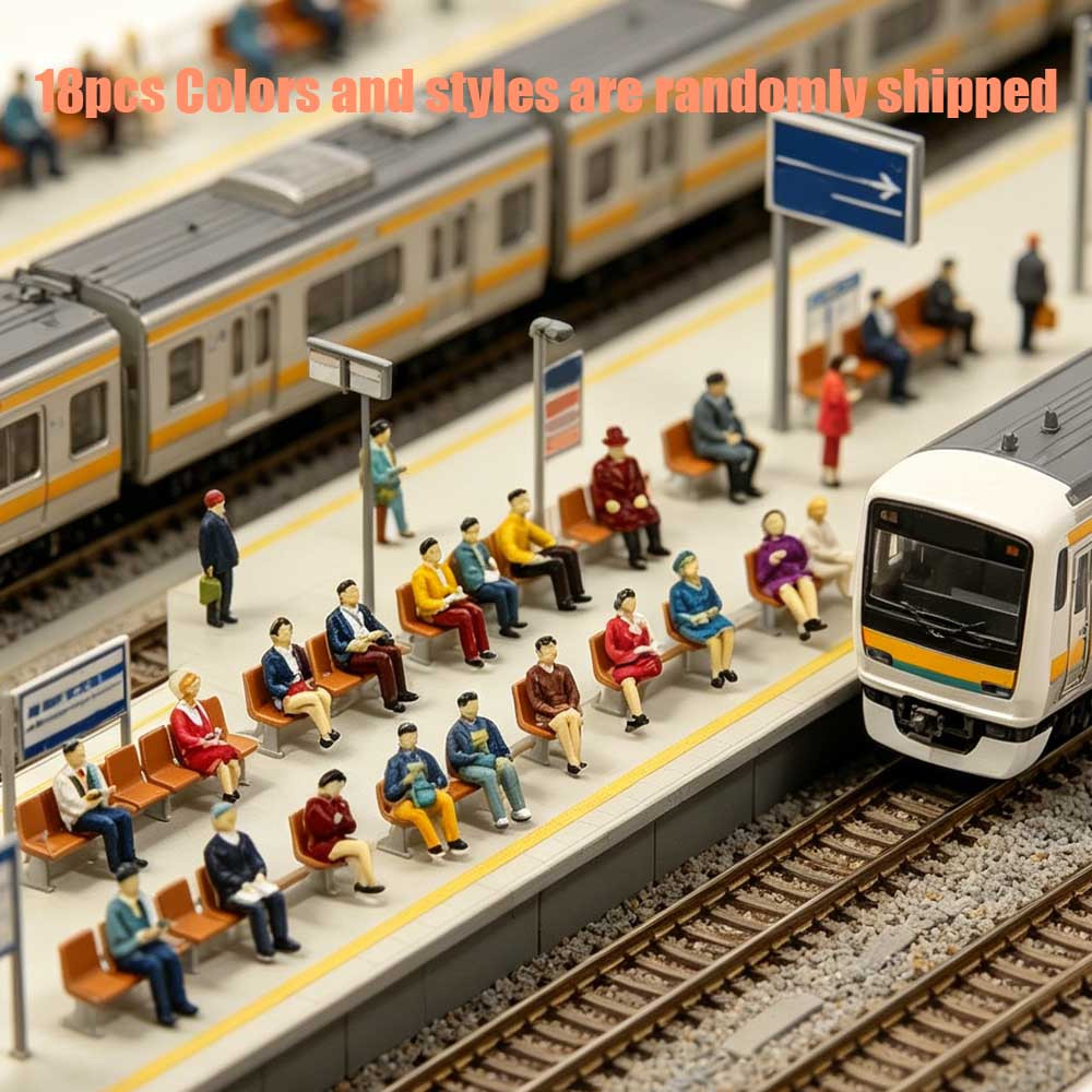 18pcs Scene Model Kit - Character Models