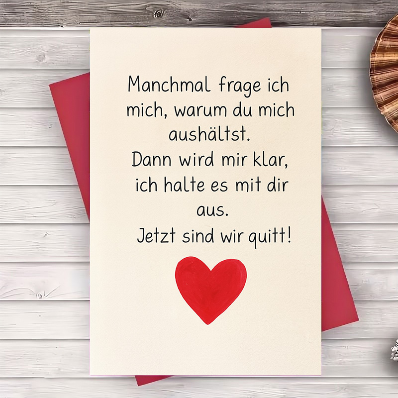 TEMU 1pc Greeting Card Compatible For Couples - Bilingual English/ Messages, Cute Couple For Anniversaries, Valentine' Day, Christmas - Multilingual