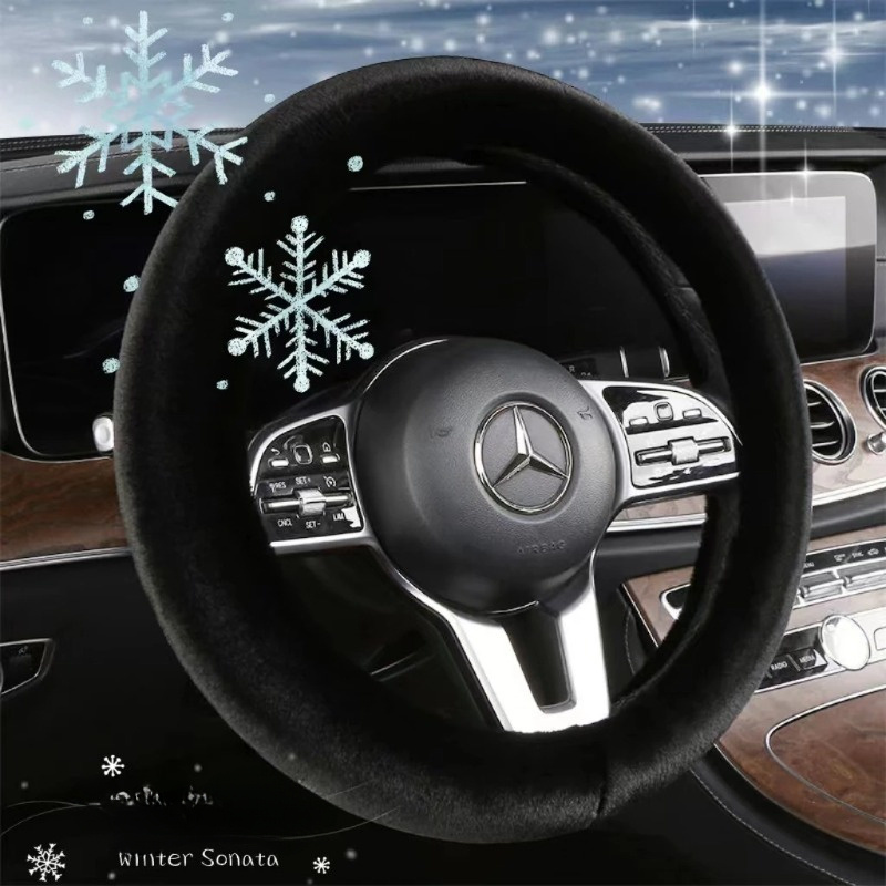 

Steering Wheel Cover, Winter Car , Warm, Non-slip And , Loss And No Hand Freezing