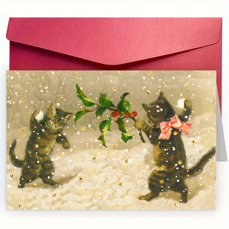 

Christmas Holiday Greeting , 1pc, 4.7x7.1 , Universal , And - For , , And Colleagues